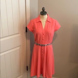 Size S New York and Company Button Down ( Salmon)